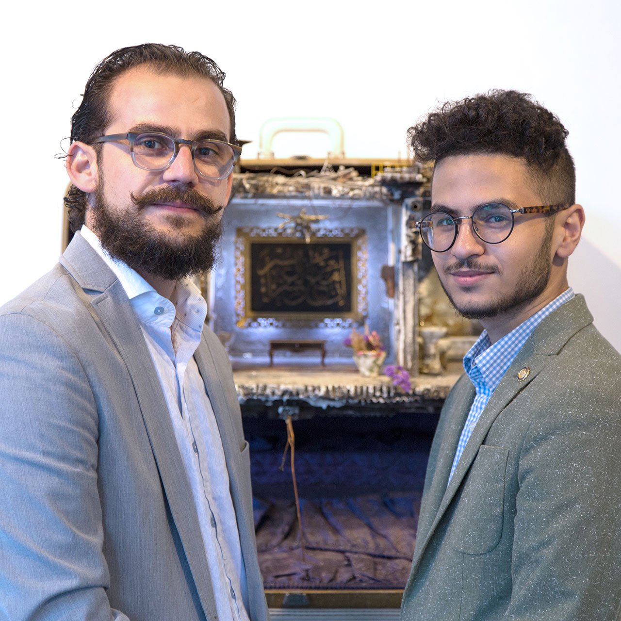 Mohamad Hafez and Ahmed Badr portrait. Photo by David Ritter.