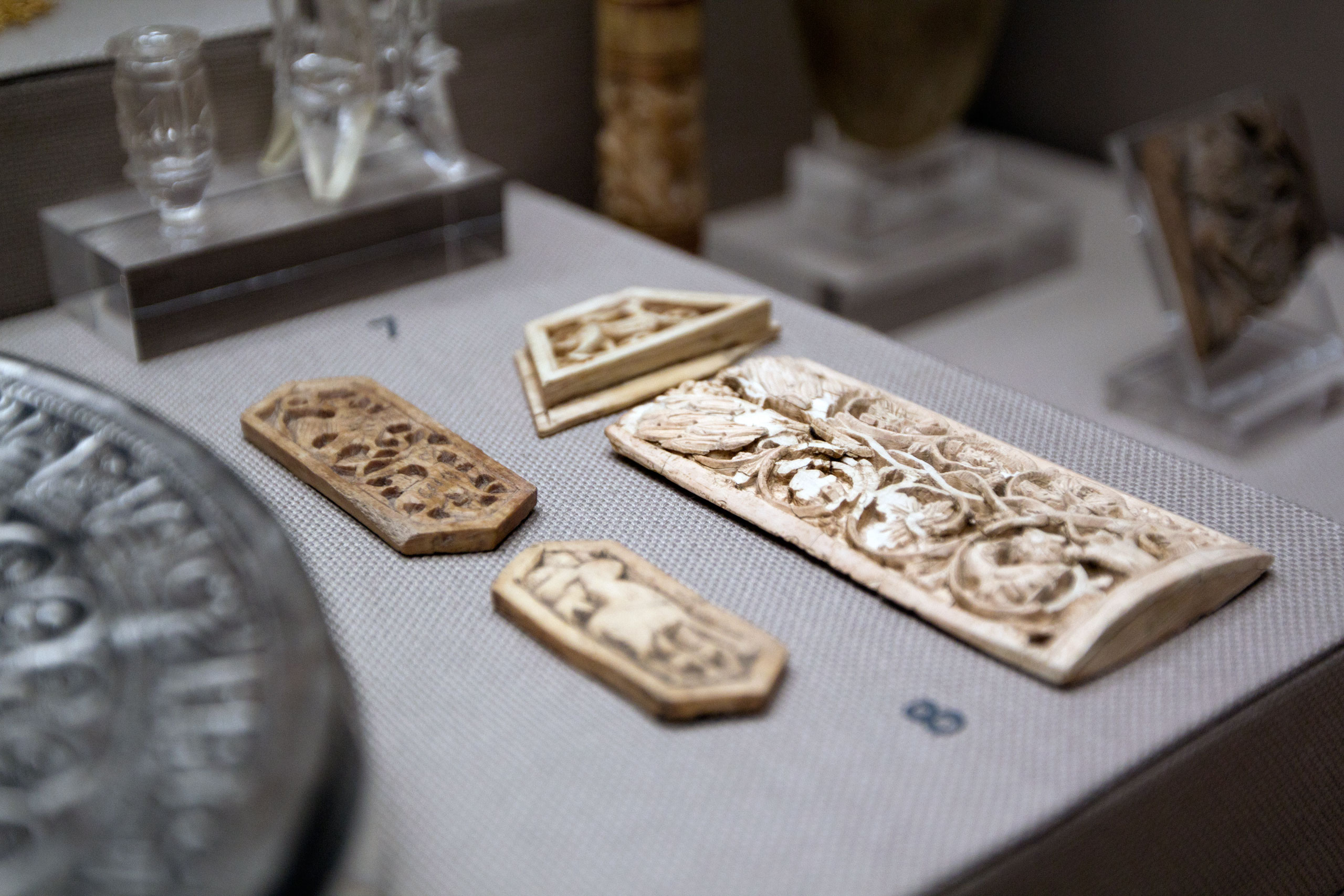 Ivory decorative panels from Egypt, 8th-10th c. Photo © Costas Voyatzis.
