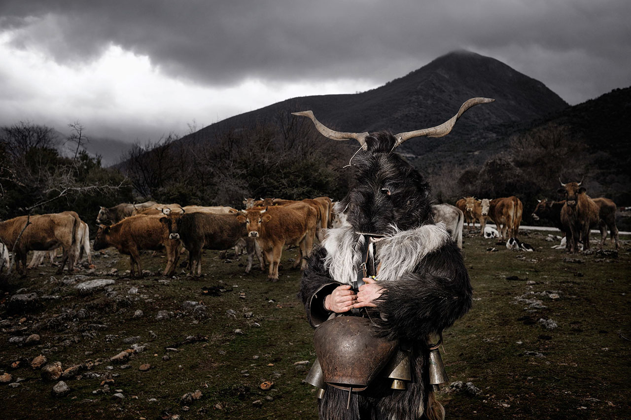 Faces + Masks series. Location: Pyrgi, Drama Prefecture, Greece. Photo © Nikos Vavdinoudis.