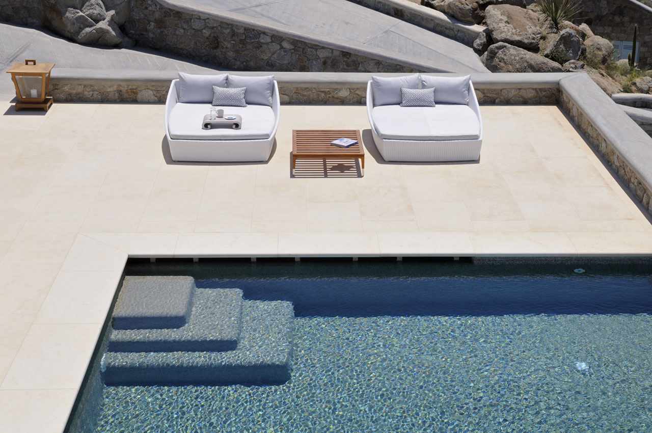 Biệt thự Hòa bình & amp;  Biệt thự Titos Combo, Pouli, Mykonos.  Ảnh © Kinglike Concierge.