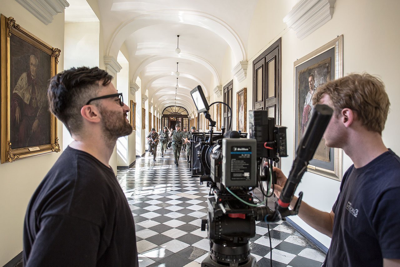 "Knowledge is everywhere – reach for it" video. Making of backstage. Photo © University of Wrocław.