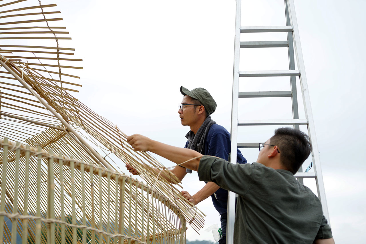 Fish Trap House workshop. Photo by Lance Wang.