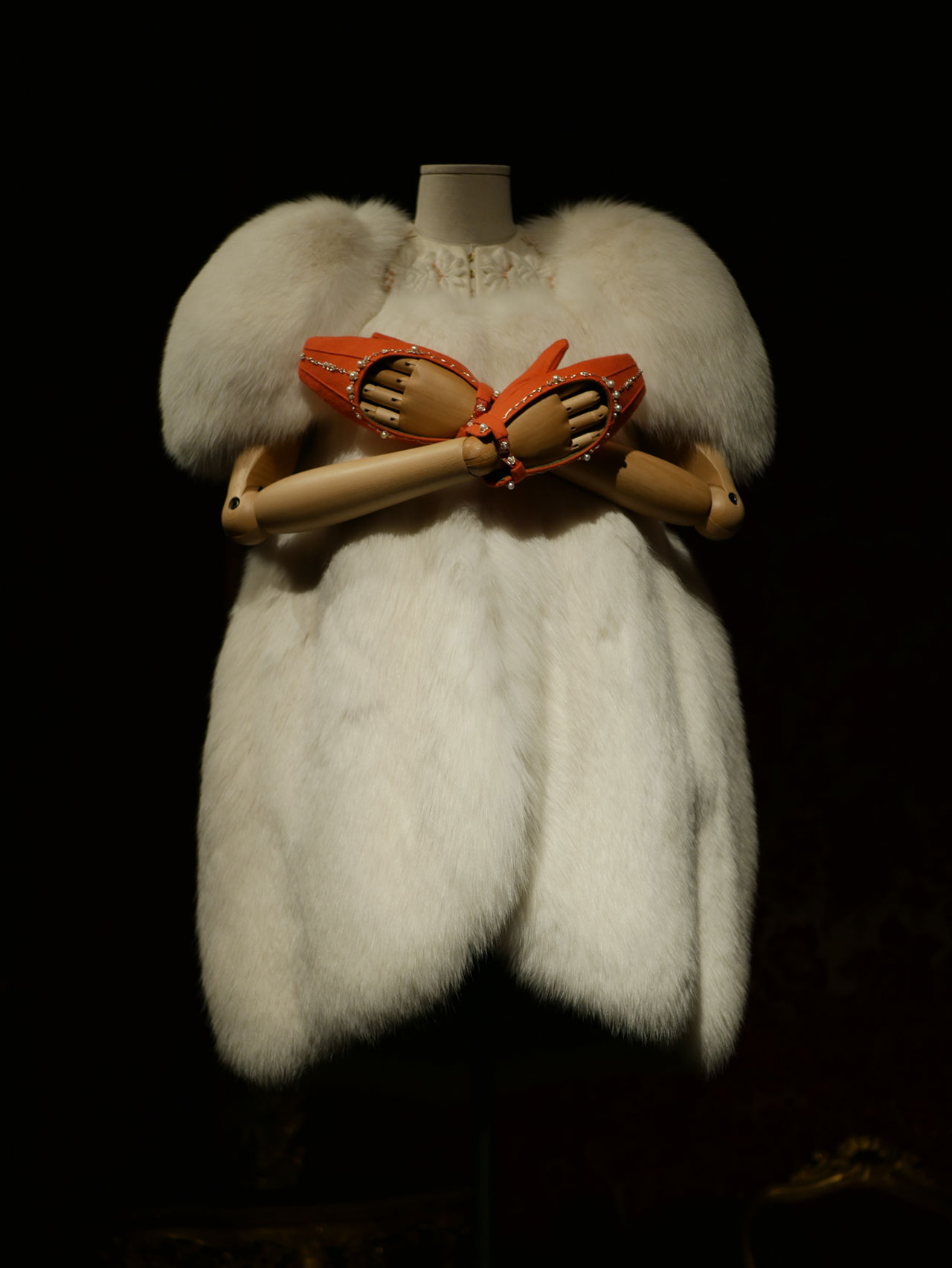 Ulyana Sergeenko Couture, Fur coat. Fall/Winter 2013-14. Photo © Andrea Acampa.