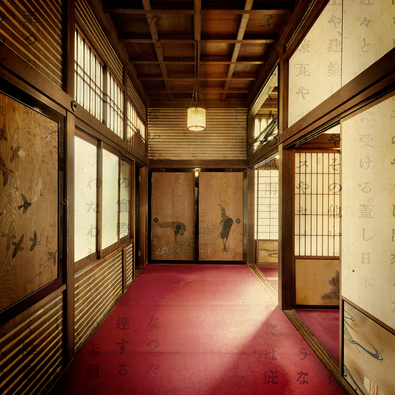 Inês d'Orey, Mitsui Residence, 1952. Transplanted House from Nishi-azabu, restored in 1996. 80x80cm. Photographic Fine Art Print.