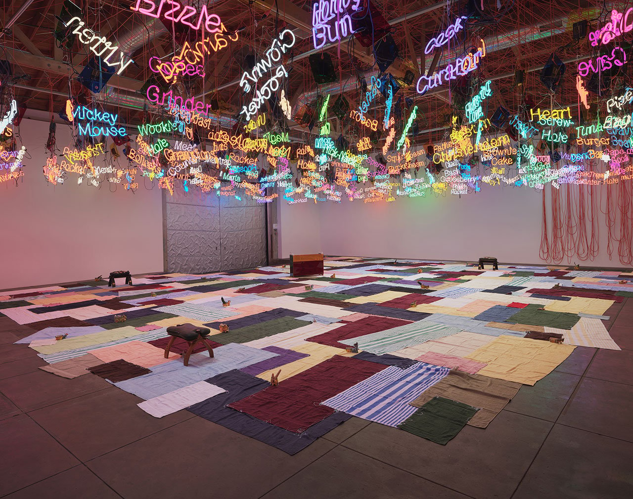 Jason Rhoades, My Madinah. In pursuit of my ermitage..., 2004. Mixed media. Dimensions variable. Installation view, ‘Jason Rhoades. Installations, 1994 – 2006’. Hauser &amp; Wirth Los Angeles, 2017 © The Estate of Jason Rhoades. Courtesy the estate, Hauser &amp; Wirth and David Zwirner. Photo by Fredrik Nilsen.