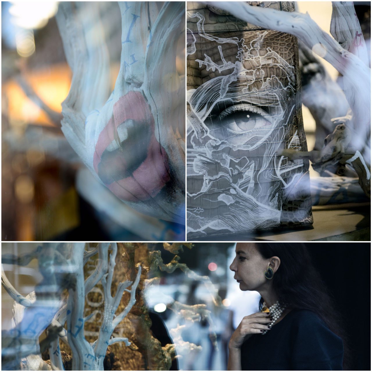 Tiziana Serretta in front of the window of HERITAGE AUCTIONS on Park Avenue, New York. Photographs by Javier Alejandro.