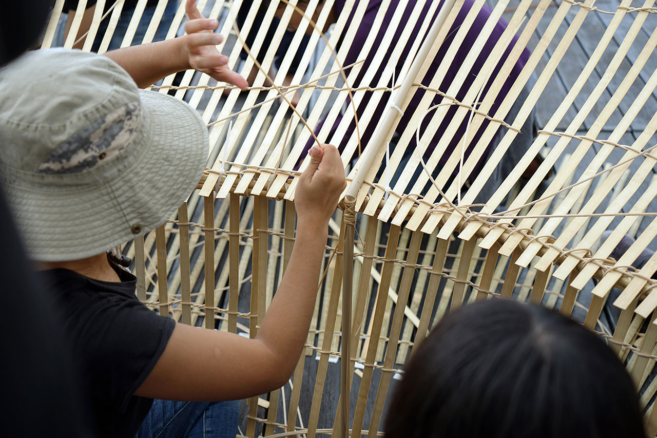 Fish Trap House workshop. Photo by Lance Wang.