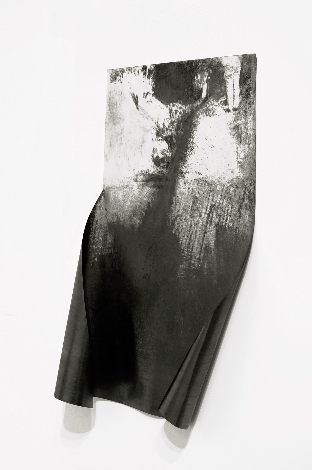 Despina Flessa, Mining, graphite print and graphite on paper, 54,5 x 35,5 cm, 2015. Photo by Costas Christou. 