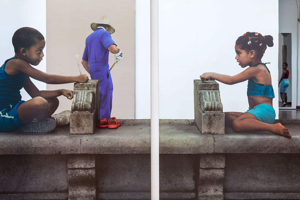 Michelangelo Pistoletto “One and One makes Three” at Basilica di San Giorgio, Isola di San Giorgio Maggiore, Venice Biennale, 2017. Courtesy the artist and GALLERIA CONTINUA, San Gimignano / Beijing / Les Moulins / Habana. Photo by Oak Taylor-Smith.