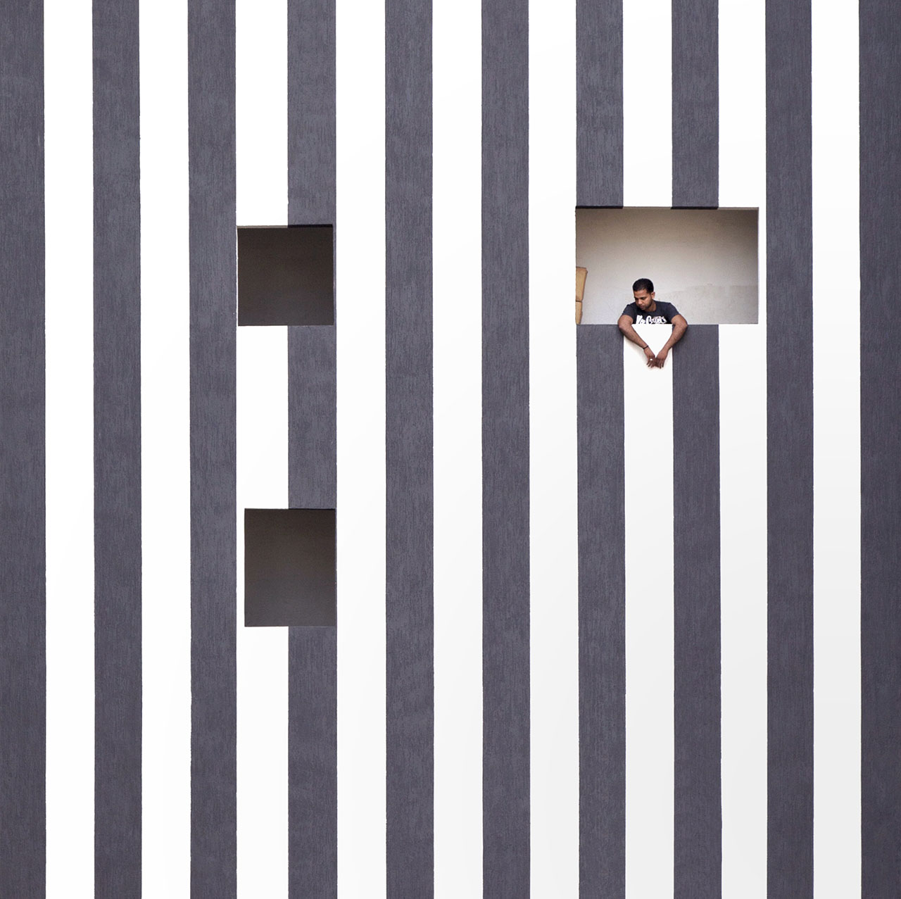 Zebra facade, photo © Serge Najjar.