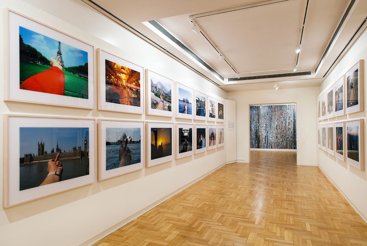 Study of Perspective – 1995-2011, 2014. Black-and-white and Colour prints, Dimensions variable. Photo by Paris Tavitian © Museum of Cycladic Art. 