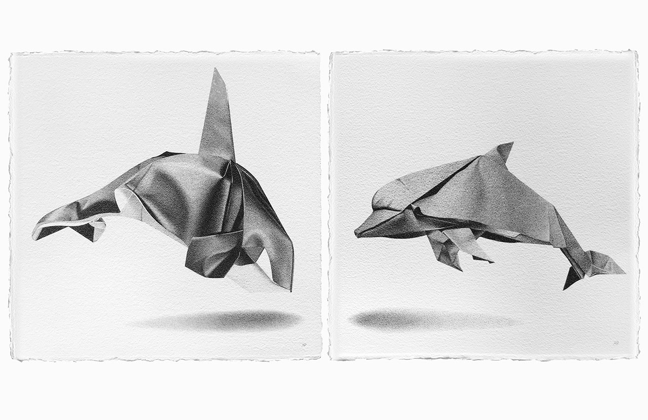 亚历山德罗·帕格利亚（Alessandro Paglia），海豚折纸。