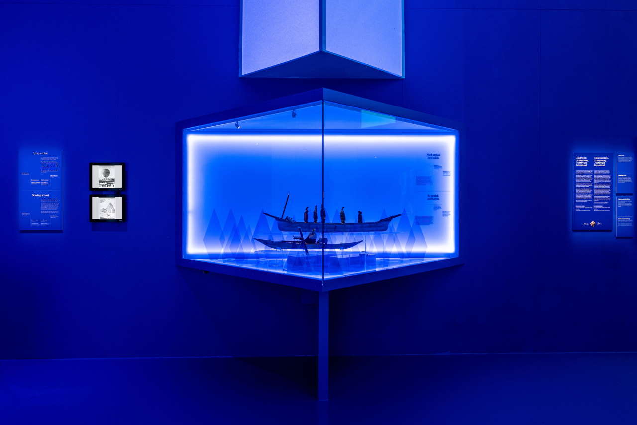The Arctic - While the Ice is Melting, Nordiska museet, Stockholm. Exhibition view. Photo by Hendrik Zeitler. 