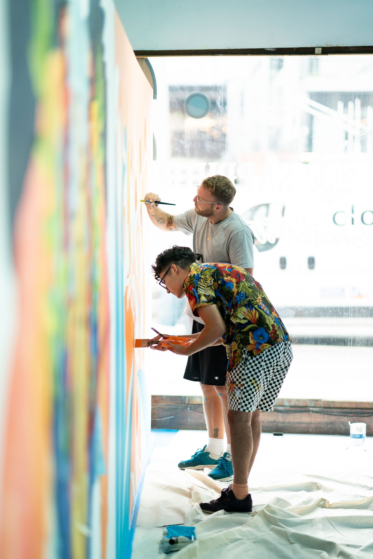 Josh McKenna for CANVAS by Bombay Sapphire, London, July 2018. Photo © Bombay Sapphire.