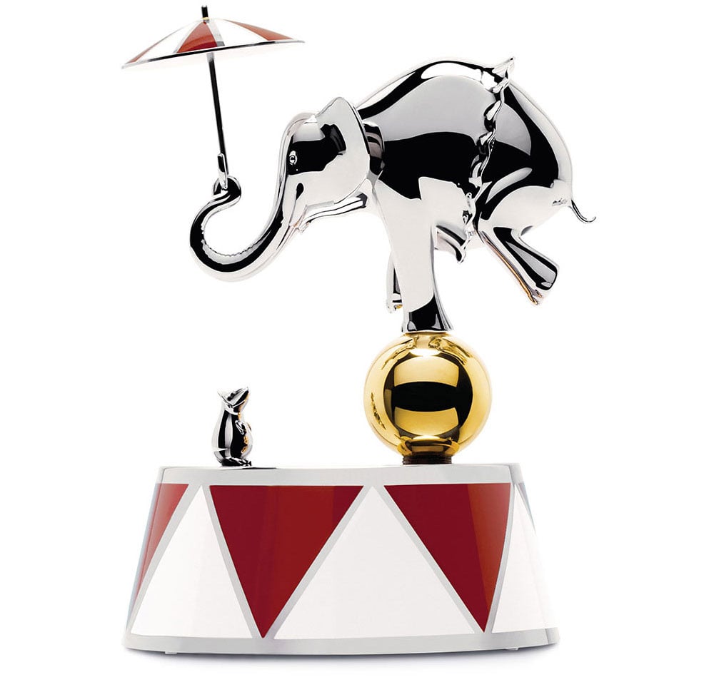 Limited edition BALLERINA carillon by Marcel Wanders for ALESSI's CIRCUS collection. MELODY: Entry of the Gladiators by Julius Fučík.