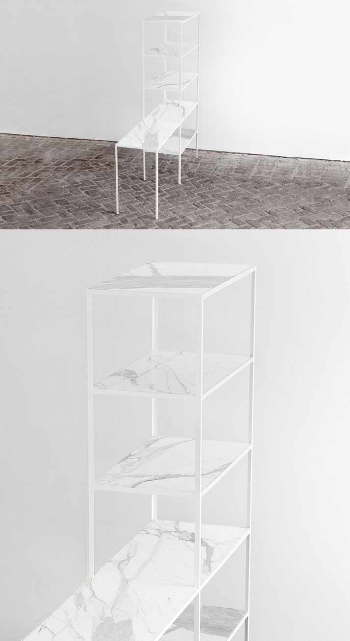 Rack + Table (Marble) by Muller Van Severen.