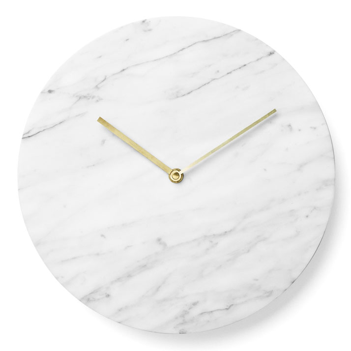 Marble Wall Clock by Norm Architects for Menu.