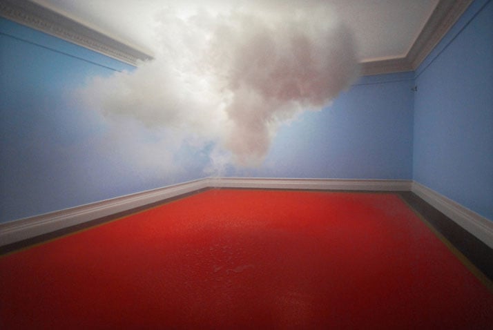 Berndnaut Smilde, Nimbus, 2010.Cloud in room.Digital C-type Print , 75x112 cm.Probe#6, Suze May Sho, Arnhem.