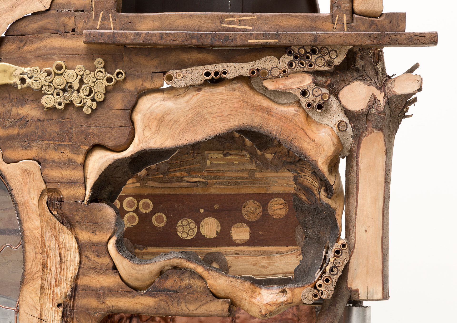 Kostas Lambridis，元素柜（细节）。 照片由木匠工作室画廊提供。  