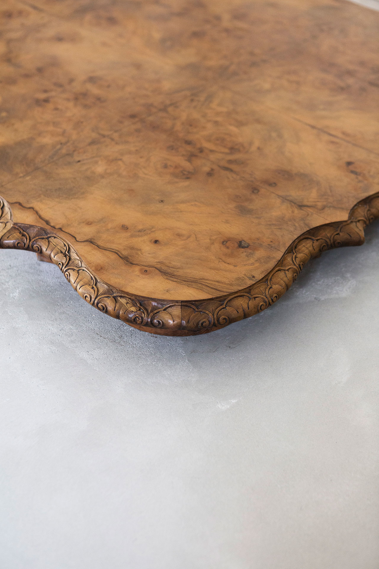 Nucleo (Piergiorgio Robino + Marzia Ricci), “Boolean” And  (Table), 2017. Concrete, vintage furniture, 204 x 142 x 80h cm. Unique piece. Photo by Studio Pepe Fotografia.