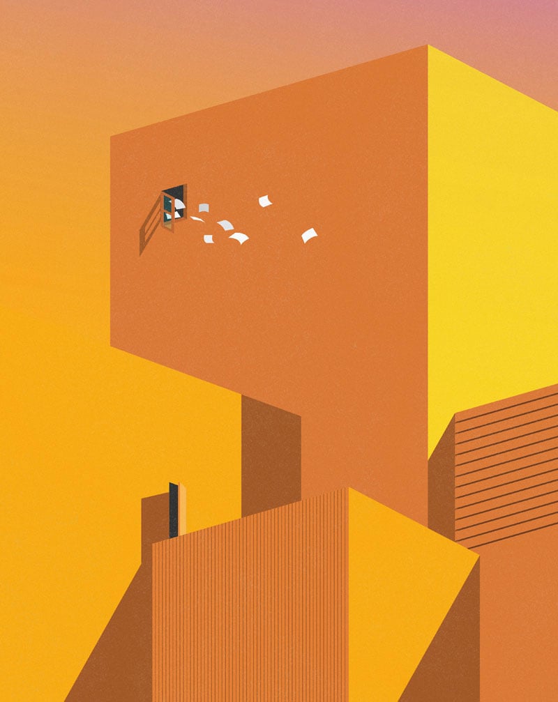 Ray Oranges, Daily life in a dream, 2012. Conceptual illustrations. 