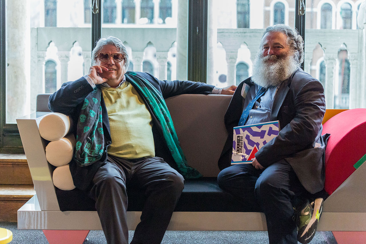 Curators Adriano Berengo and Jean Blanchaert. Photo by Karolina Sobel, courtesy Fondazione Berengo.