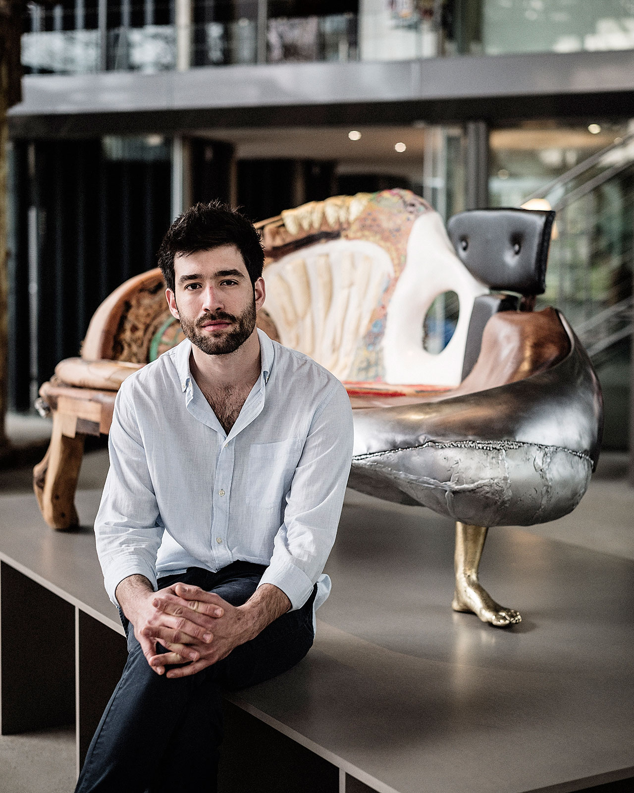 Kostas Lambridis portrait. Photo © Edouard Caupeil