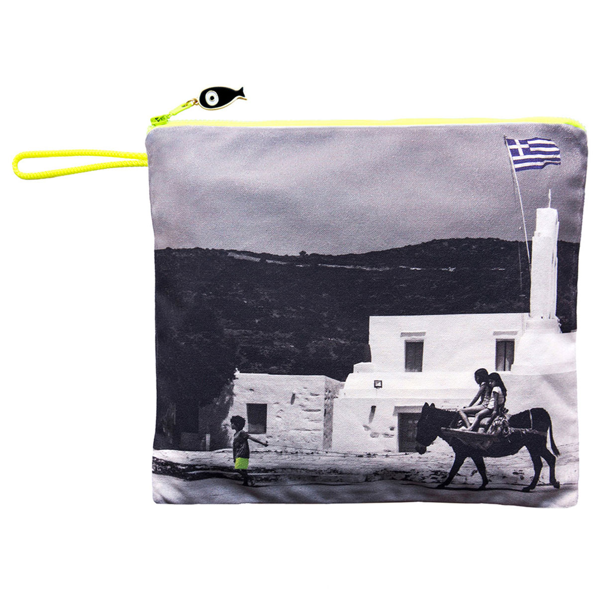 SIFNOS, Waterproof Summer Beach Canvas Pouch. Photo © Marina Vernicos.