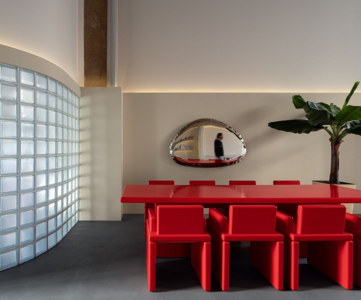 Contrasting Colours and Toy-Like Furniture Turned a New Restaurant in Tbilisi into a Viral Sensation