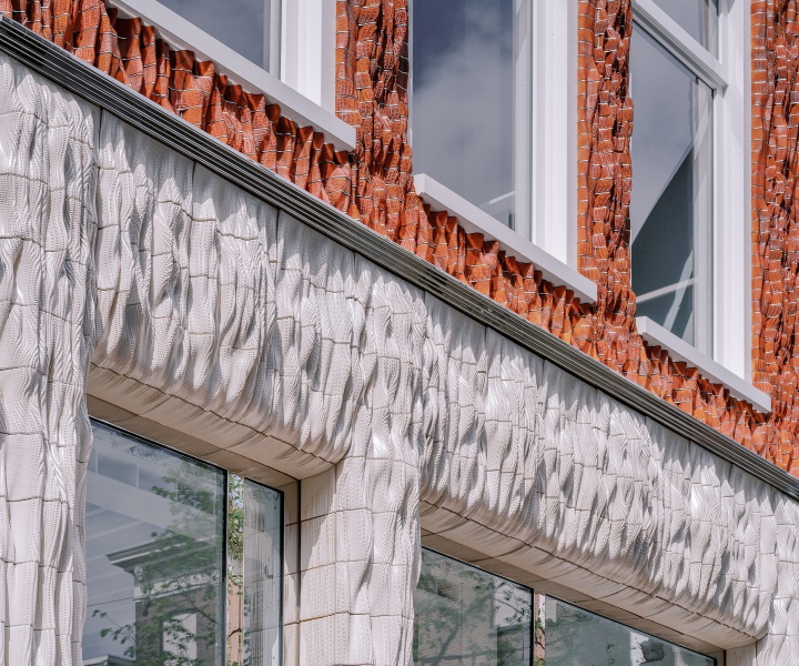 Studio RAP Designs a 3-D Printed Ceramic Facade that Echoes Amsterdam's Architectural Heritage