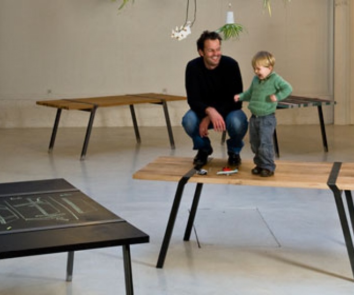 Pi table by Roderick Fry for Moaroom