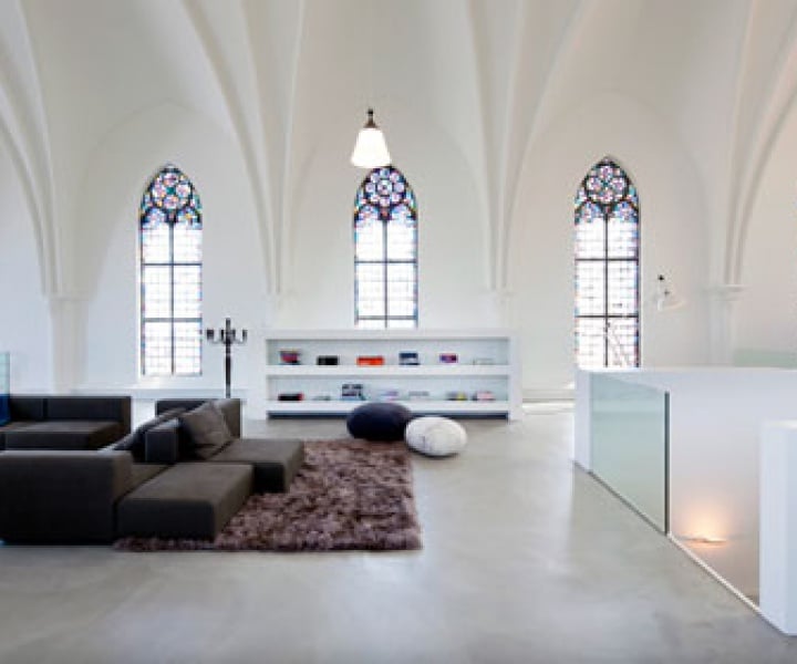 Church conversion into a residence in Utrecht by Zecc