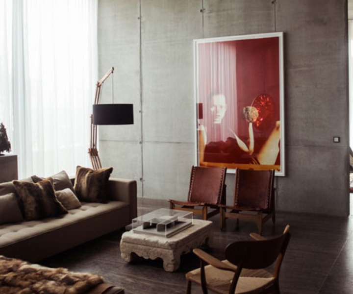 Art meets ARTchitecture In The Penthouse Of Christian And Karen Boros