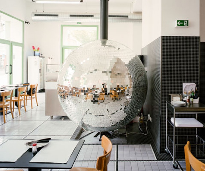 A Rotating Disco Ball Wood-Fired Oven Takes Centre Stage In Vienna’s Disco Volante Pizzeria