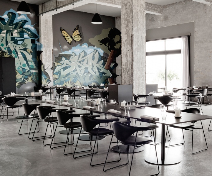 A Former Shipyard Building Is Transformed Into The AMASS Restaurant In Copenhagen