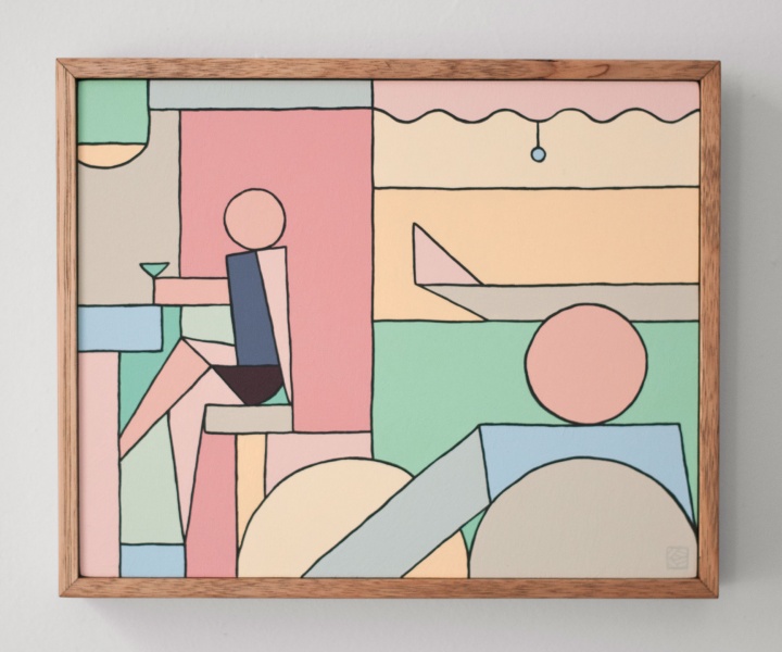 A Moment of One’s Own: Block-Colour Paintings by Stephen Baker