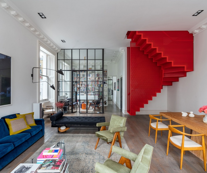 Michaelis Boyd Revamps a Georgian London home with Art-Inflected Playfulness