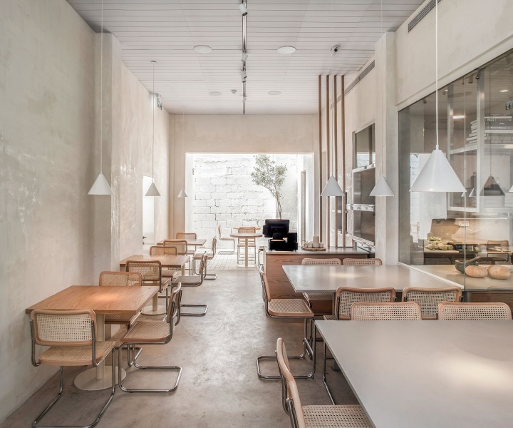 Opa Restaurant in Tel Aviv Pairs Minimalist, Handcrafted Interiors with Vegan Fine Dining