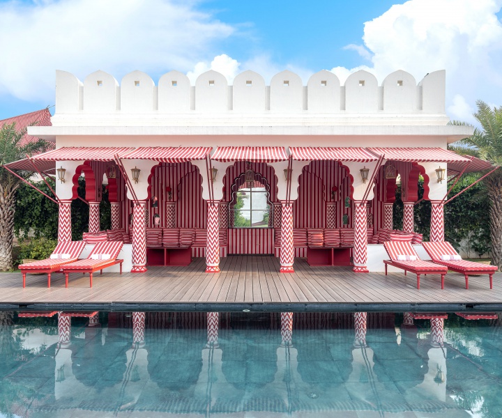Villa Palladio Jaipur: Barbara Miolini's Nine-Room Boutique Hotel in India is a Red-Swathed Hideaway