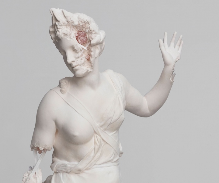 Paris, 3020: Daniel Arsham Recasts Sculptural Masterpieces as Future Relics