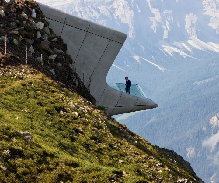 Messner Mountain Museum in South Tyrol by Zaha Hadid Architects