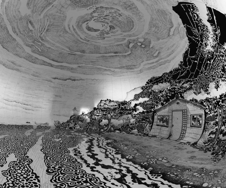 The World's Largest Drawing: An Inside-out Magical World by Oscar Oiwa 