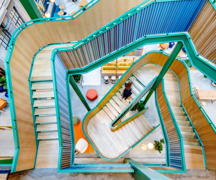 Linehouse Brings Color and Fun to the WeWork Offices in Shanghai, China