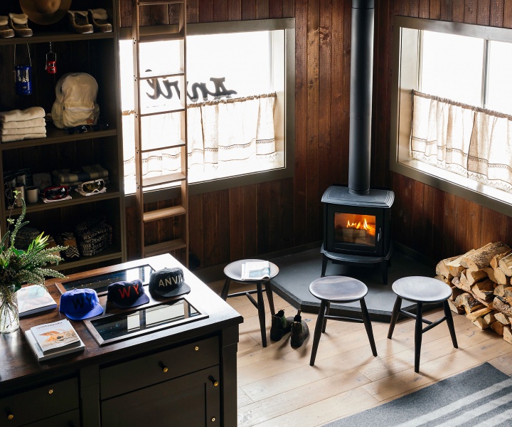 Upscale Western Lodgings at Anvil Hotel by Studio Tack in Jackson, Wyoming