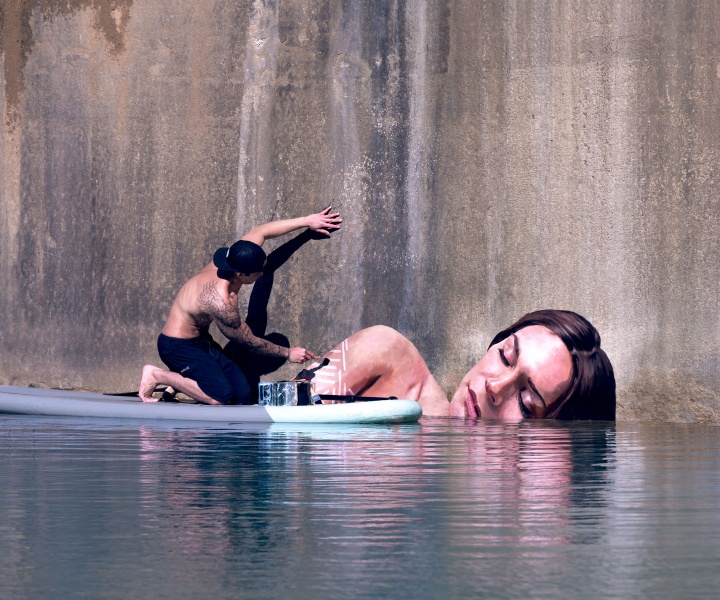 Submerged Beauty: Haunting Female Murals by Hula
