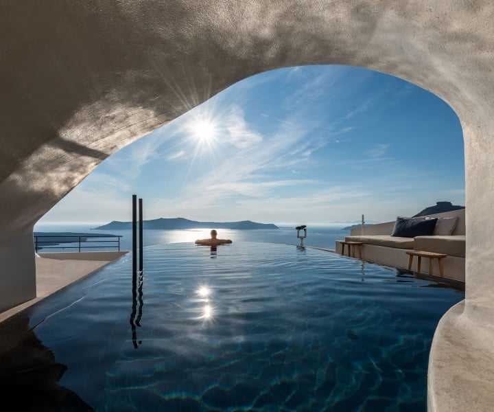 A Slice of Heaven: Interior Design Laboratorium Renovates Porto Fira Suites on Santorini