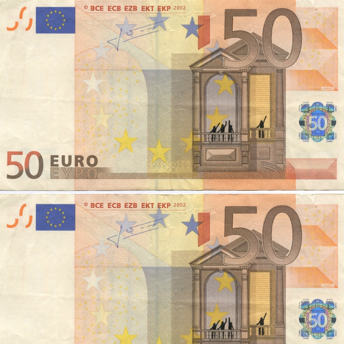 Как выглядит купюра 50. Банкноты 50 евро. Купюра 50 евро с двух сторон. Образцы 50 евро купюры. Банкноты евро нового образца 50 евро.