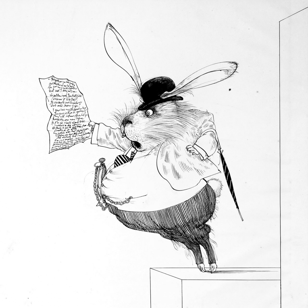 Ральф Стедман иллюстрации к Алисе в стране чудес