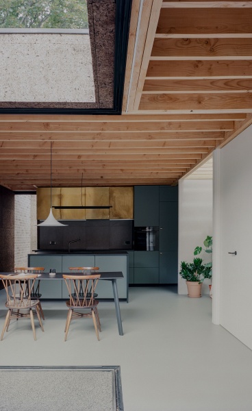 Architect Charles Wu Uses Cork to Imbue his Minimalist London Home with Earthy Textures and Aromas
